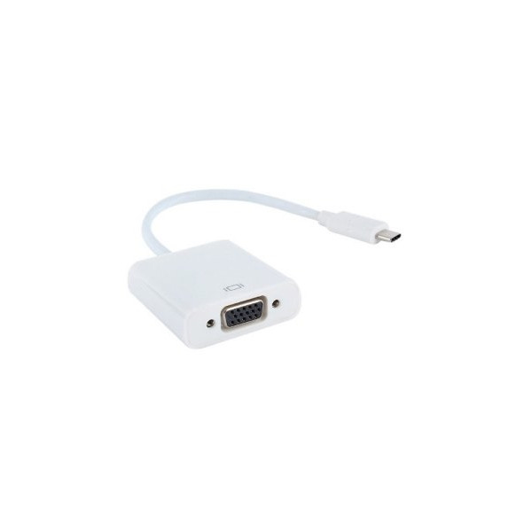 Adapter E-Green USB 3.1 tip C (M)-VGA (F) beli